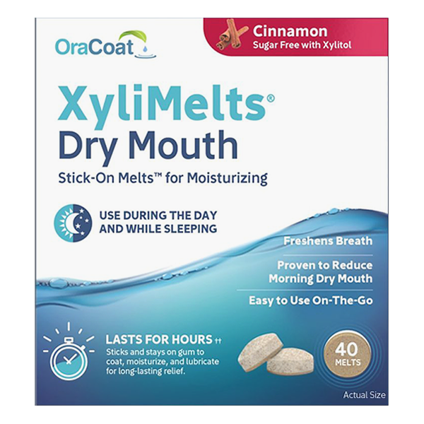 OraCoat XyliMelts for Dry Mouth - Cinnamon - 40 Discs