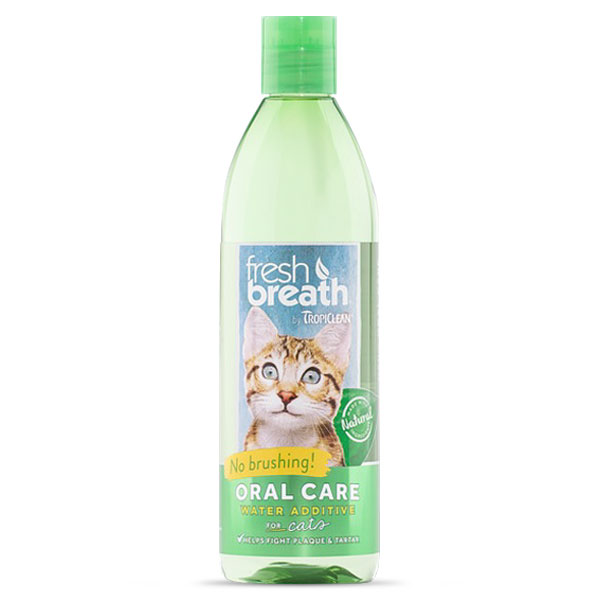 TropiClean Fresh Breath Water Additive for Cats - 16 fl oz